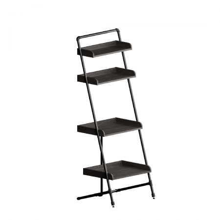 Seilf leabhar píopa uisce claonta, 4 spás stórála éagsúla.